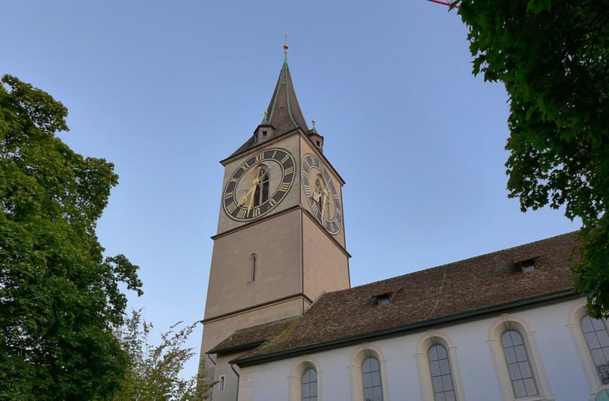 Nhà thờ Sankt Peterskirche Nhà Thờ Kiến Trúc Độc Đáo Nhất Thụy Sĩ