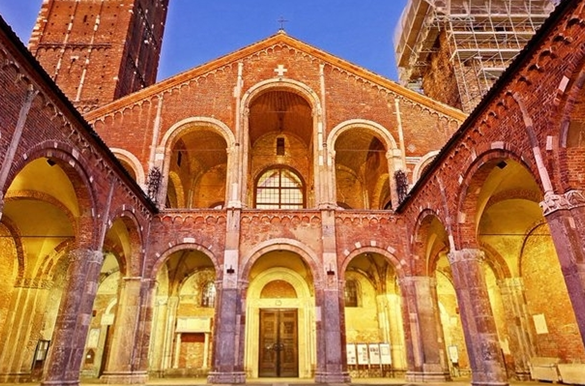Vương Cung Thánh Đường Basilica di Sant'Ambrogio Các Nhà Thờ Đẹp Nhất Milan