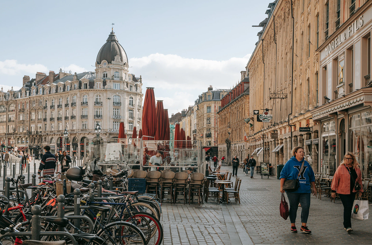 Đi bằng xe đạp  Du Lịch Lille Pháp