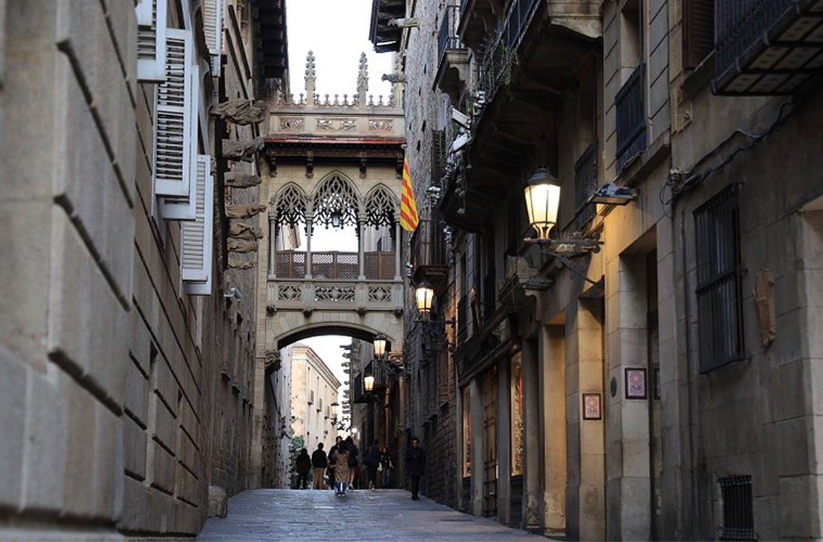 Phố Gothic Du Lịch Barcelona