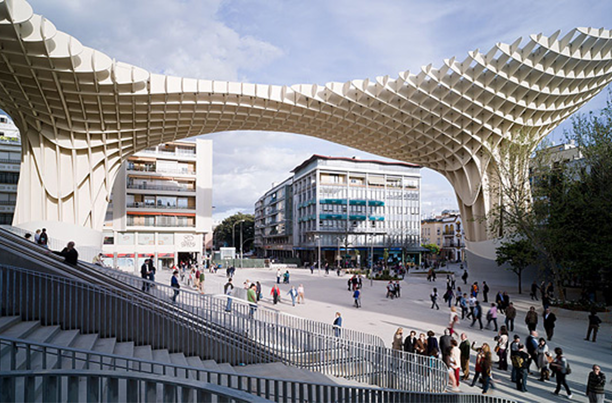 Tham quan công trình bằng gỗ Metropol Parasol