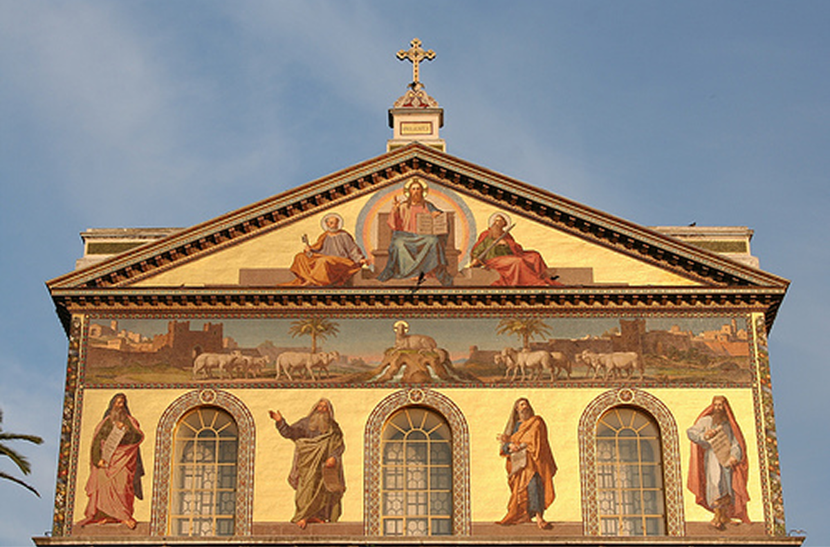 Vương Cung Thánh Đường Thánh Phaolô Ngoại Thành địa điểm đón giáng sinh ở Rome